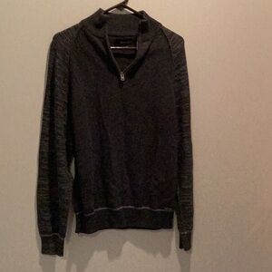 Men's Buckle Black, Black Sweater in size large
